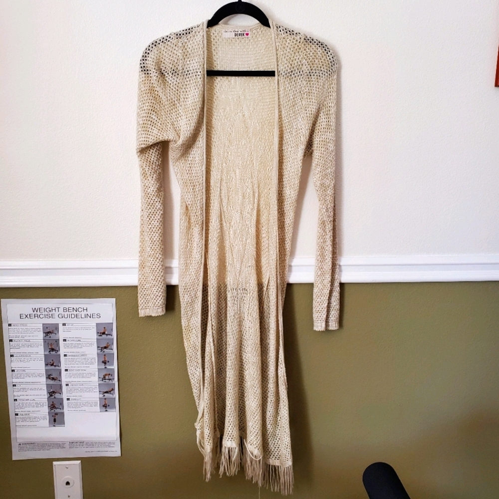 Knit sweater/ cover up